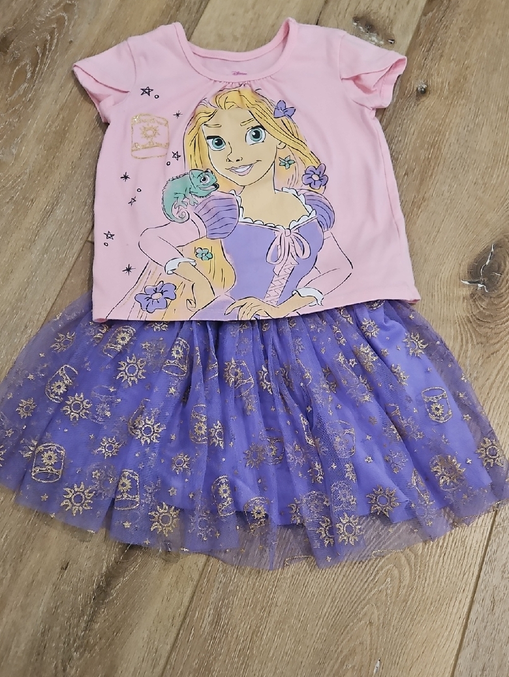 Disney Pink and Purple Rapunzel Matching Set